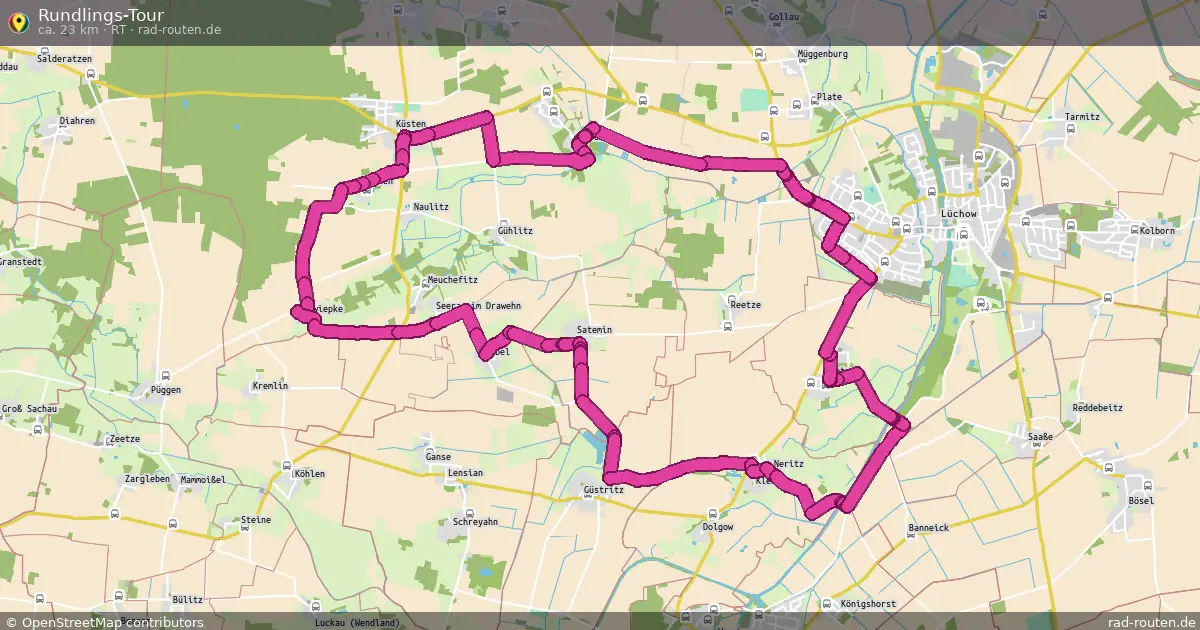 Rundlings-Tour (RT) – Fernradroute auf Rad-Routen.de