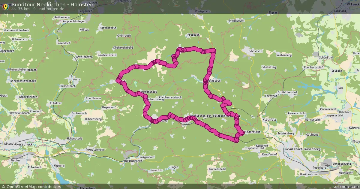 Rundtour Neukirchen - Holnstein