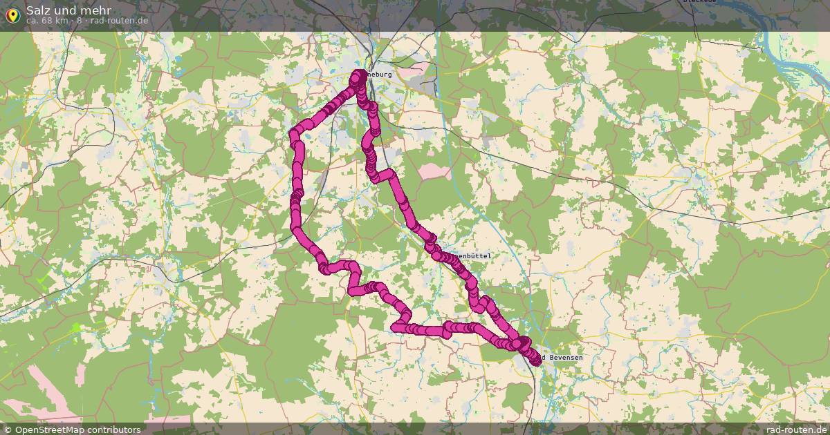 Salz und mehr (8) – Fernradroute auf Rad-Routen.de