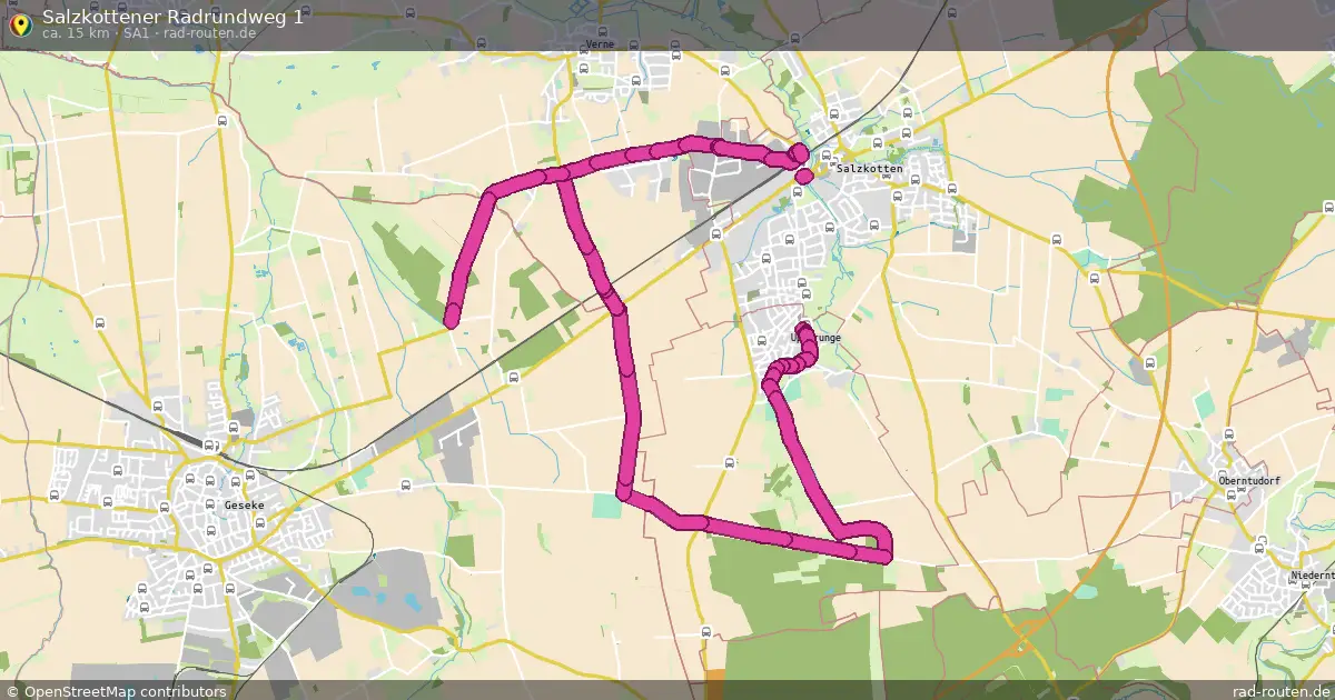 Salzkottener Radrundweg 1 (SA1) – Fernradroute auf Rad-Routen.de
