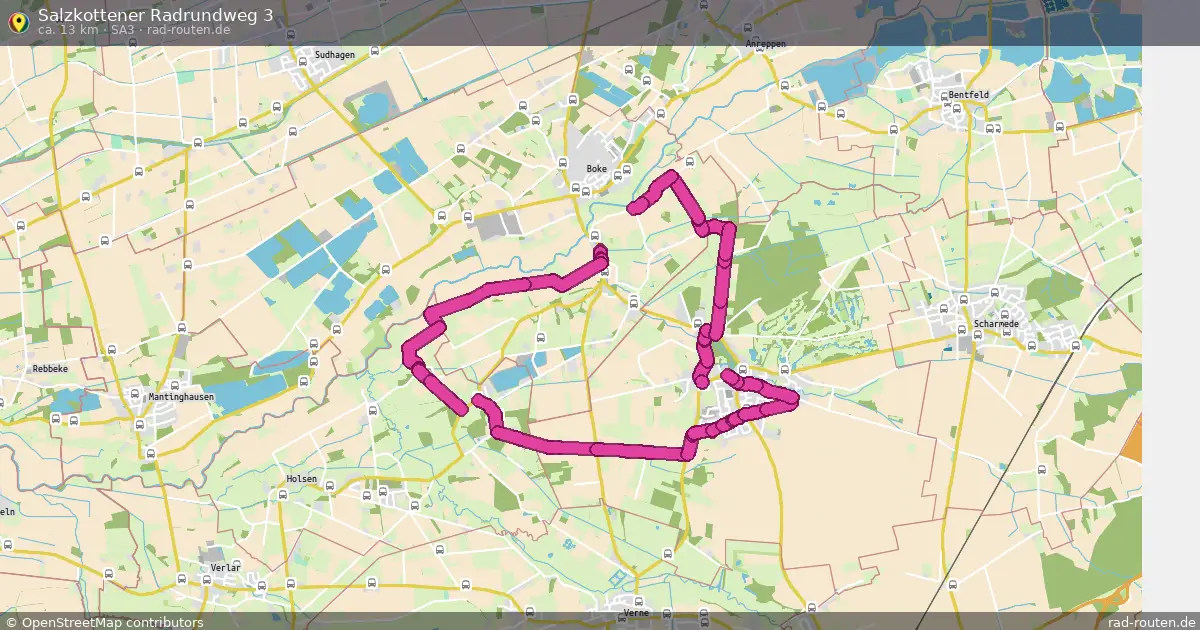 Salzkottener Radrundweg 3 (SA3) – Fernradroute auf Rad-Routen.de