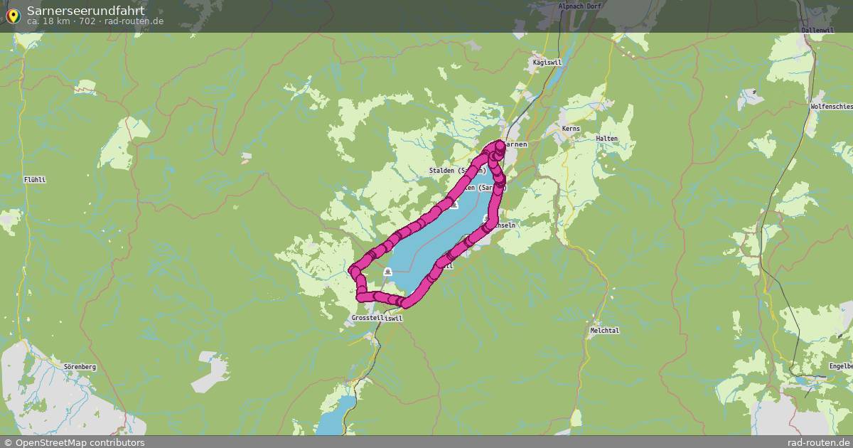 Sarnerseerundfahrt (702) – Fernradroute auf Rad-Routen.de
