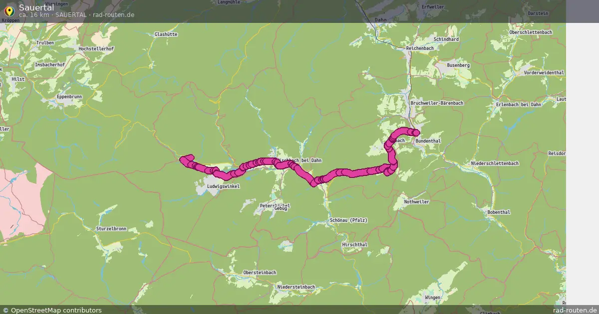 Sauertal (Sauertal) – Fernradroute auf Rad-Routen.de