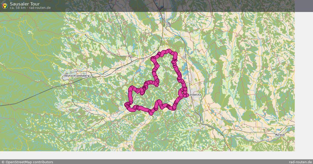 Sausaler Tour – Fernradroute auf Rad-Routen.de