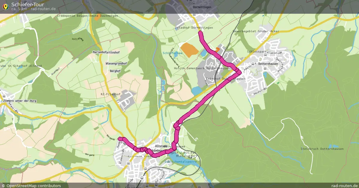 Schiefer-Tour – Fernradroute auf Rad-Routen.de