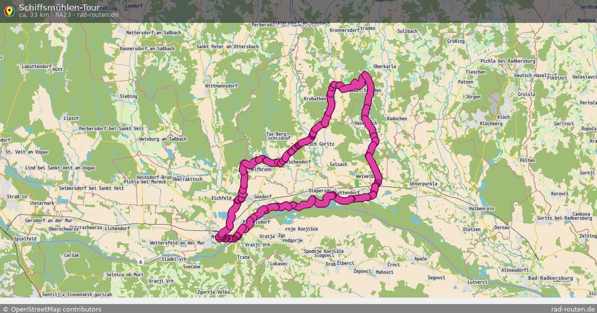 Schiffsmühlen-Tour (RA23) – Fernradroute auf Rad-Routen.de