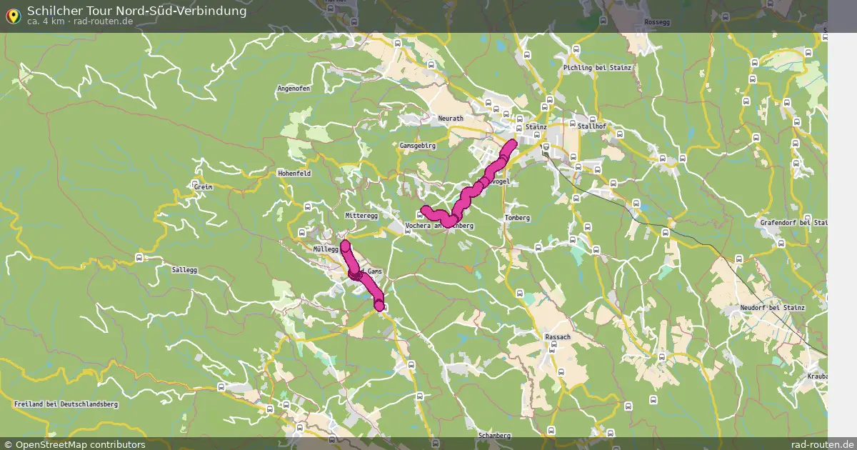 Schilcher Tour Nord-Süd-Verbindung – Fernradroute auf Rad-Routen.de