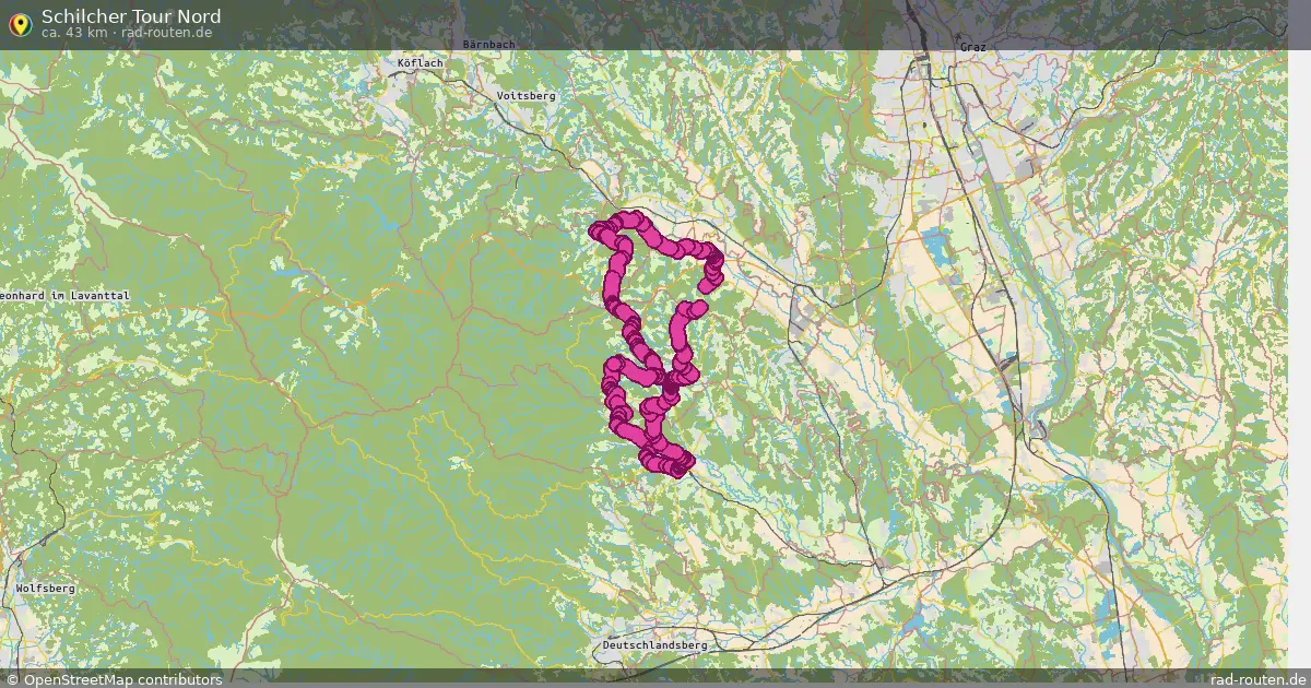 Schilcher Tour Nord – Fernradroute auf Rad-Routen.de