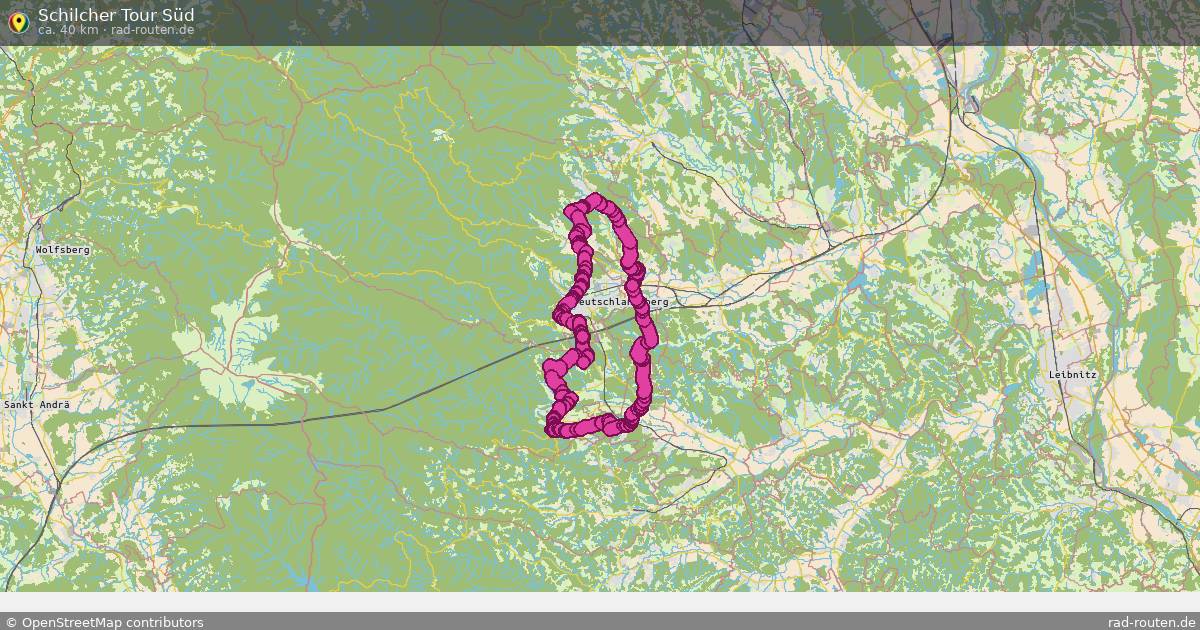 Schilcher Tour Süd – Fernradroute auf Rad-Routen.de