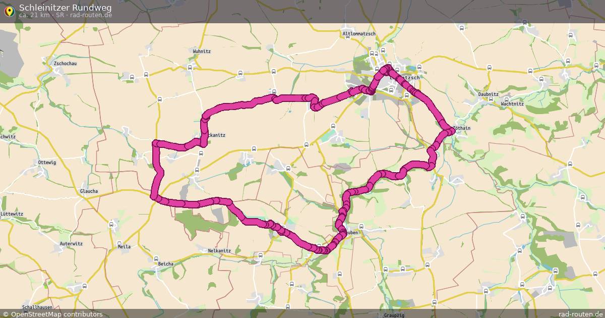 Schleinitzer Rundweg (SR) – Fernradroute auf Rad-Routen.de
