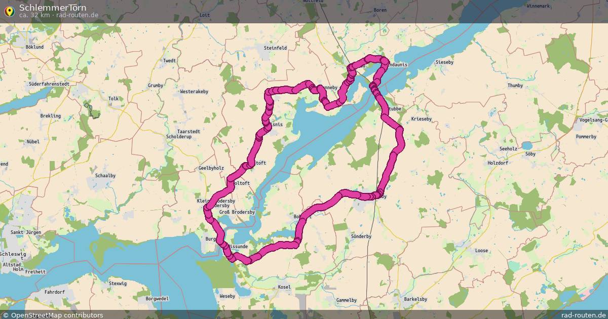 SchlemmerTörn – Fernradroute auf Rad-Routen.de