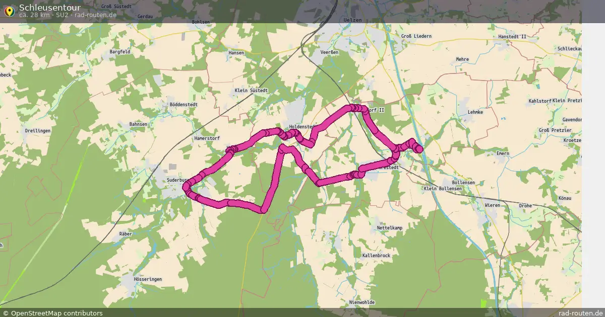 Schleusentour (SU2) – Fernradroute auf Rad-Routen.de