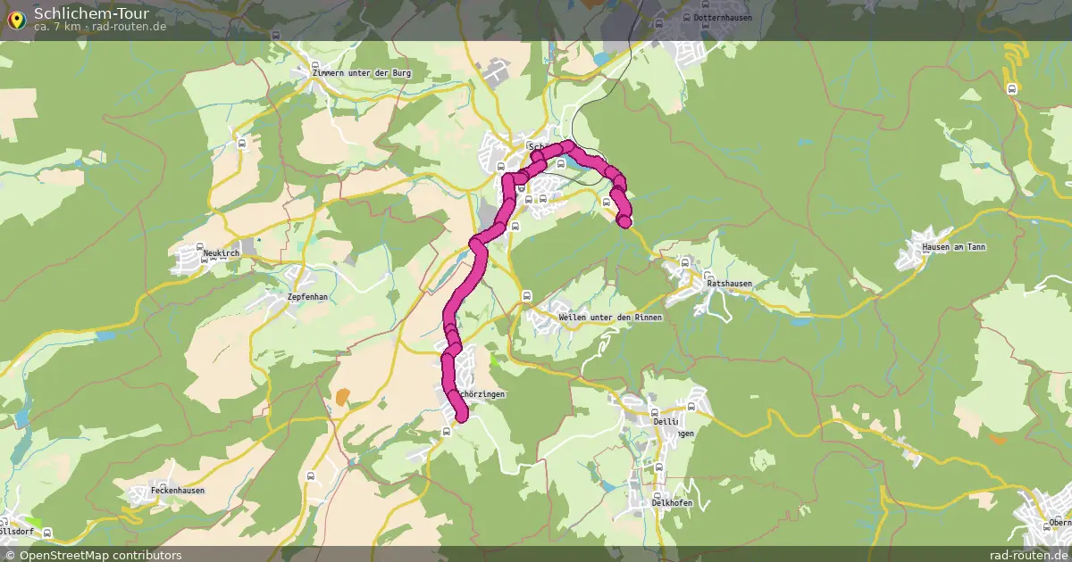 Schlichem-Tour – Fernradroute auf Rad-Routen.de