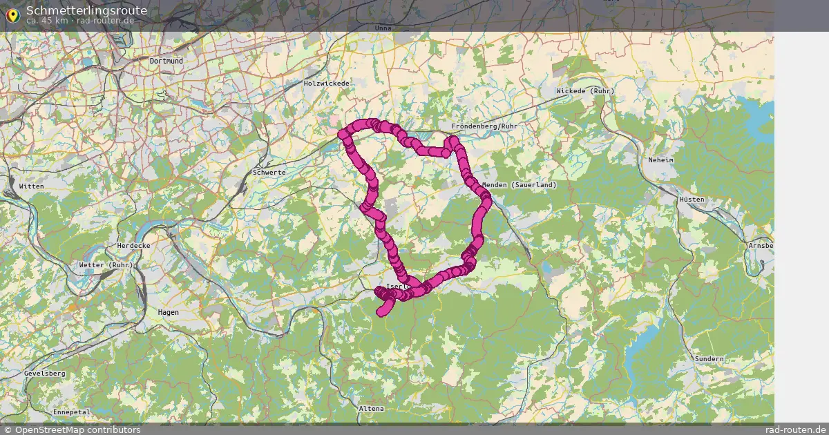 Schmetterlingsroute