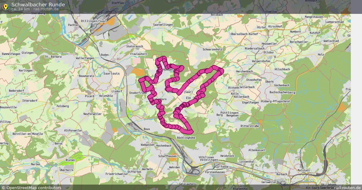 Schwalbacher Runde – Fernradroute auf Rad-Routen.de