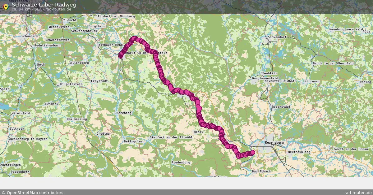 Schwarze-Laber-Radweg