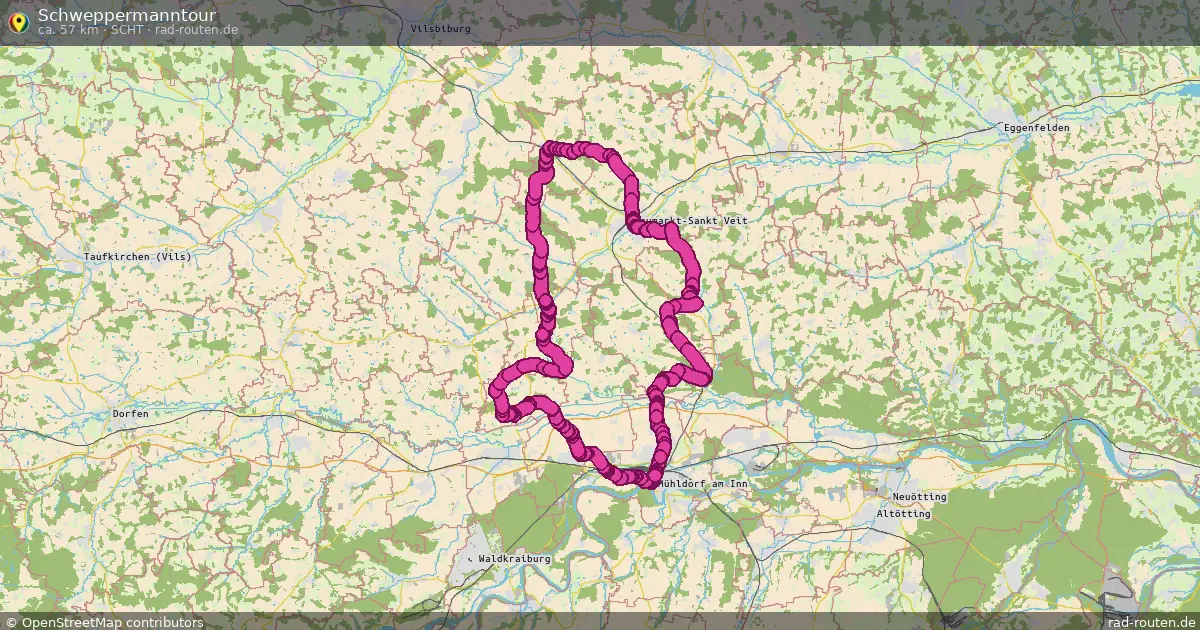 Schweppermanntour (SchT) – Fernradroute auf Rad-Routen.de