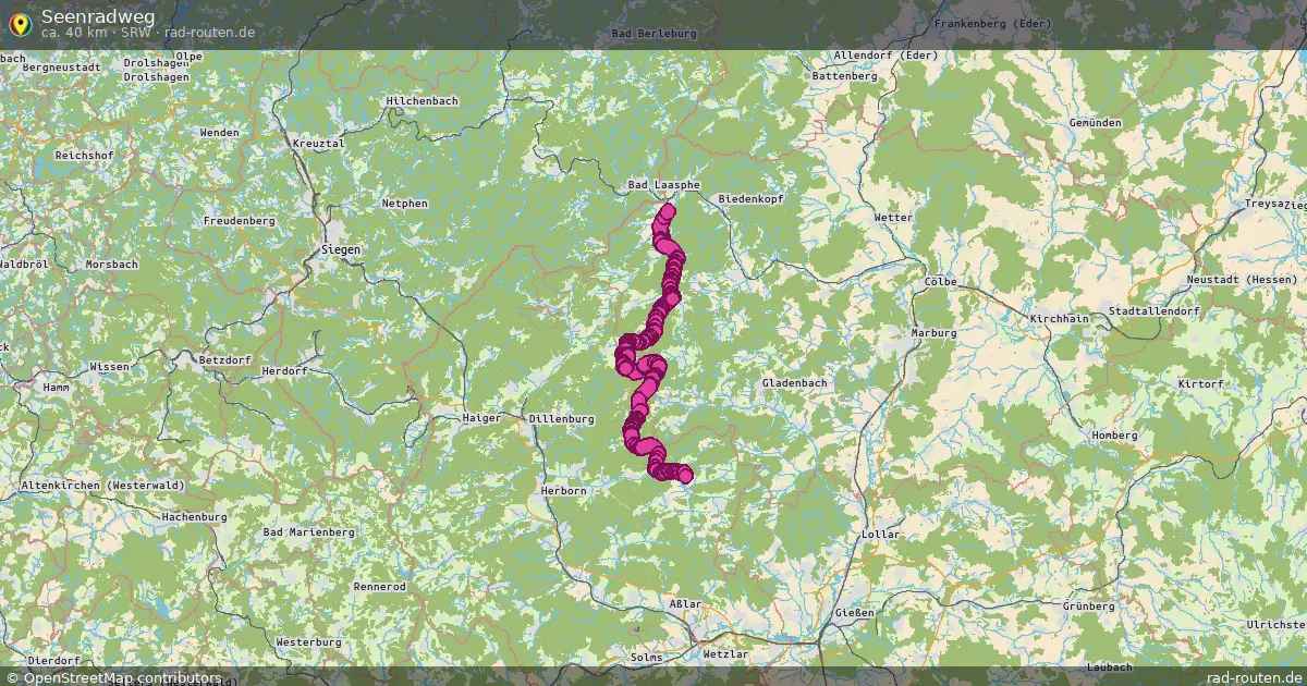 Seenradweg (SRW) – Fernradroute auf Rad-Routen.de