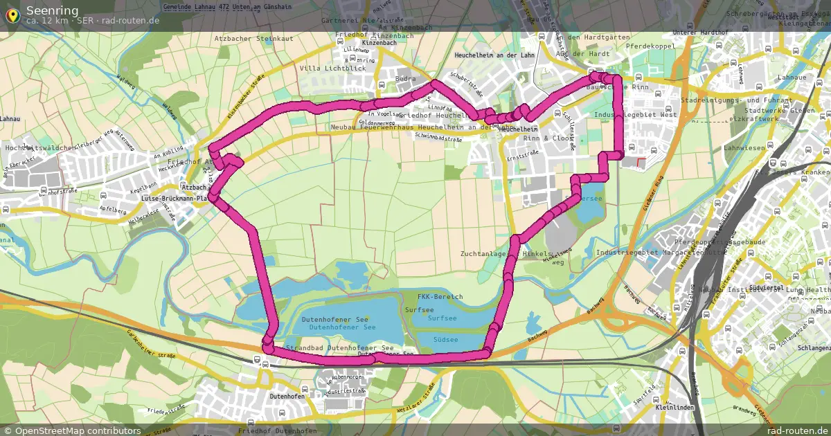 Seenring (SeR) – Fernradroute auf Rad-Routen.de