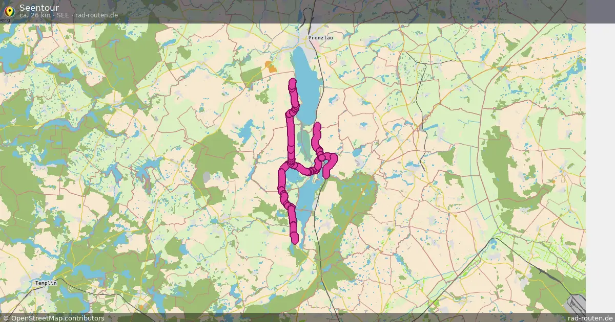 Seentour (See) – Fernradroute auf Rad-Routen.de