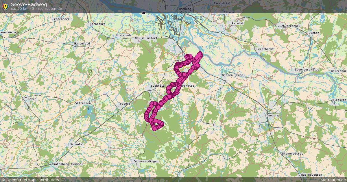 Seeve-Radweg (S) – Fernradroute auf Rad-Routen.de