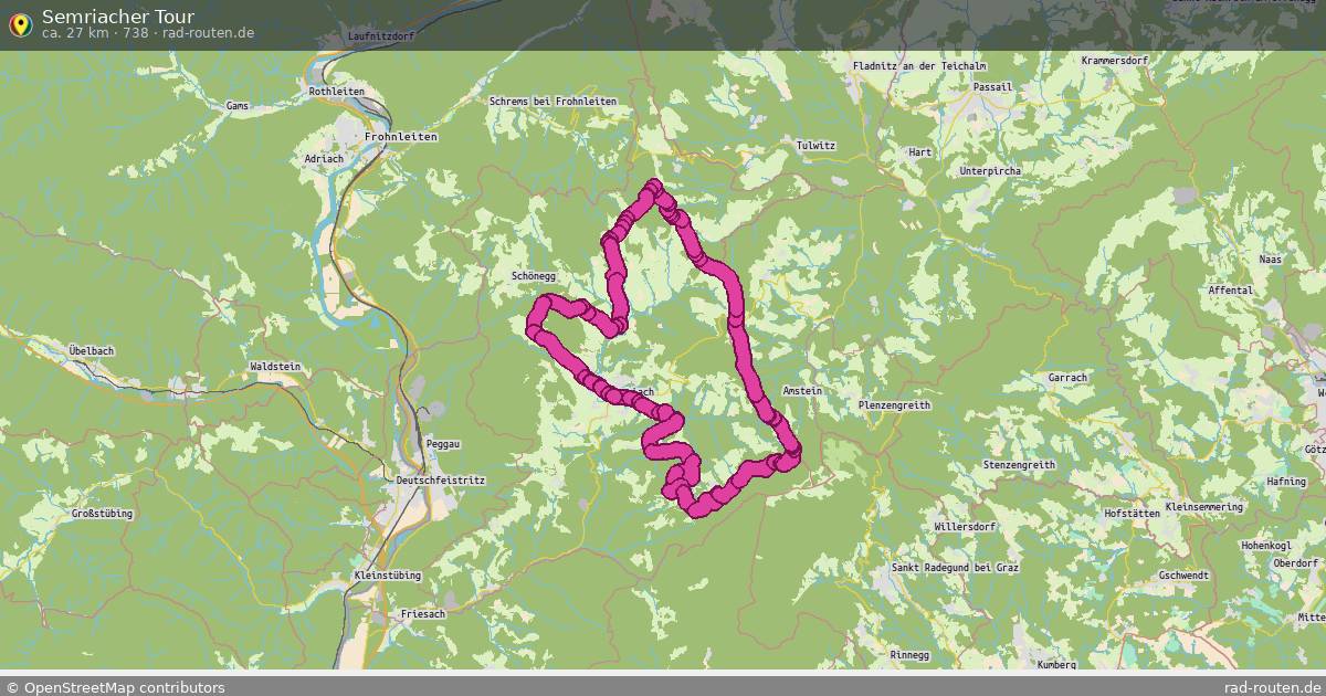 Semriacher Tour (738) – Fernradroute auf Rad-Routen.de
