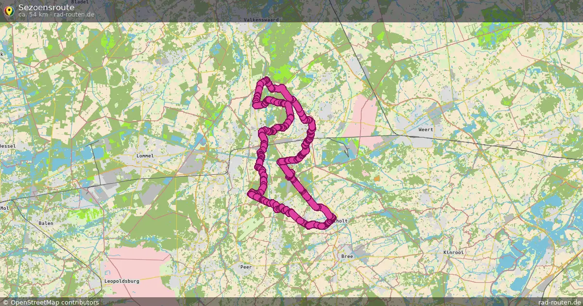 Sezoensroute – Fernradroute auf Rad-Routen.de