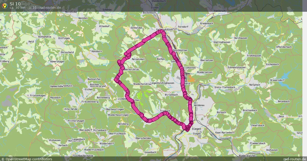 SI 10 (SI 10) – Fernradroute auf Rad-Routen.de