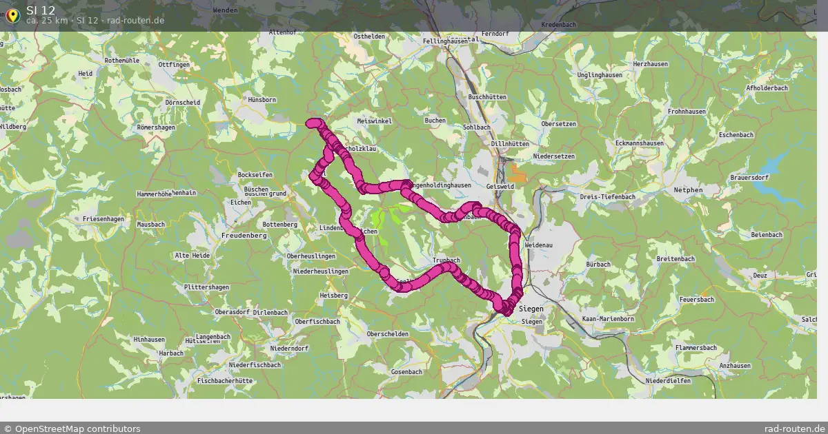 SI 12 (SI 12) – Fernradroute auf Rad-Routen.de