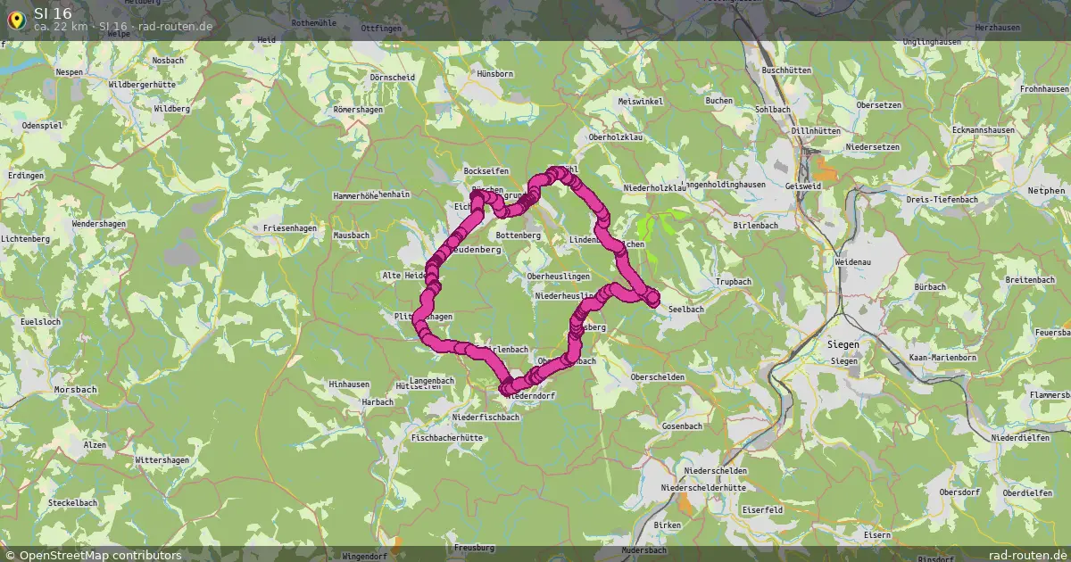 SI 16 (SI 16) – Fernradroute auf Rad-Routen.de