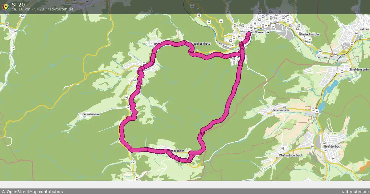 SI 20 (SI 20) – Fernradroute auf Rad-Routen.de