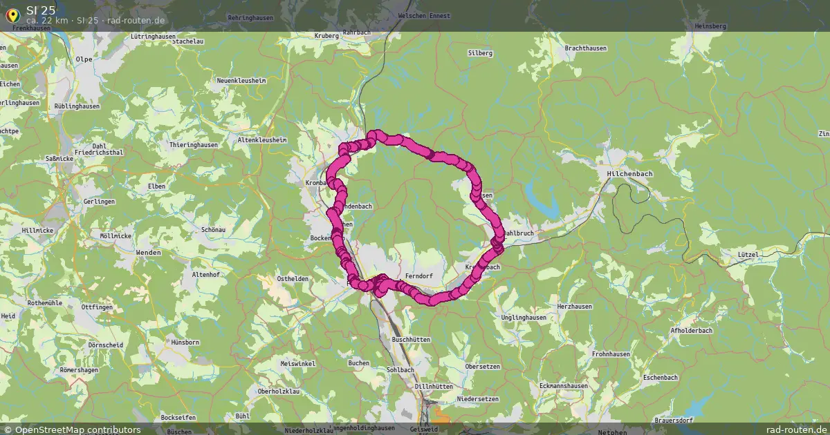 SI 25 (SI 25) – Fernradroute auf Rad-Routen.de