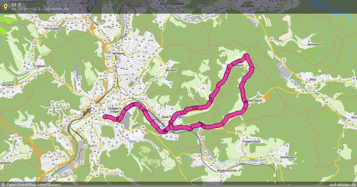 SI 3 (SI 3) – Fernradroute auf Rad-Routen.de