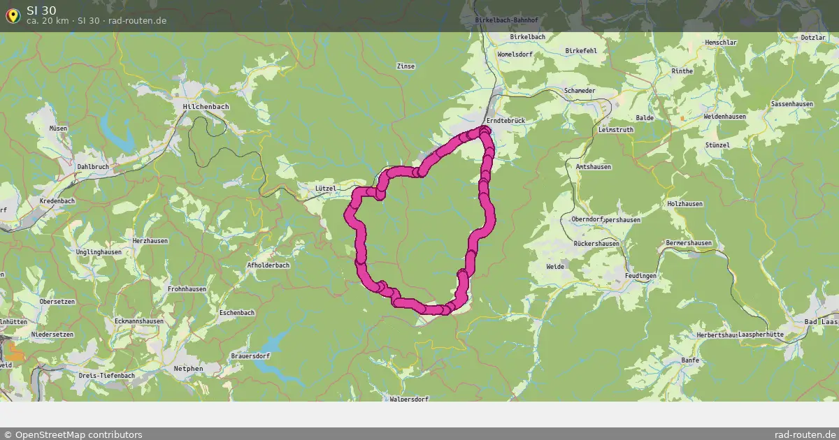 SI 30 (SI 30) – Fernradroute auf Rad-Routen.de