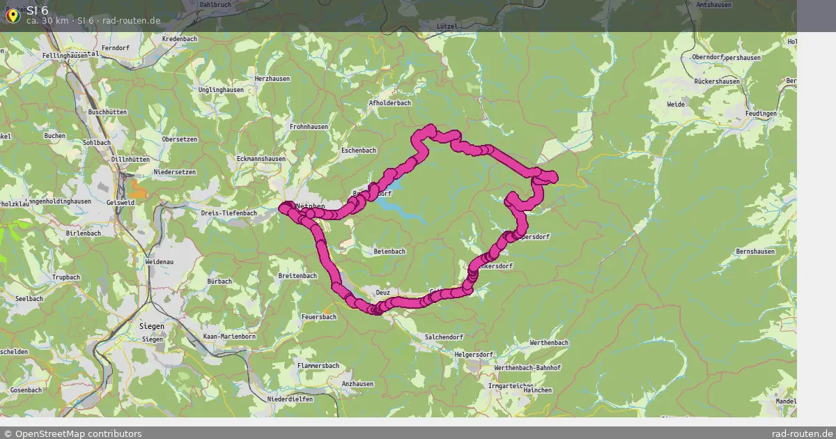 SI 6 (SI 6) – Fernradroute auf Rad-Routen.de