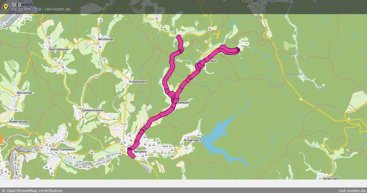 SI 8 (SI 8) – Fernradroute auf Rad-Routen.de