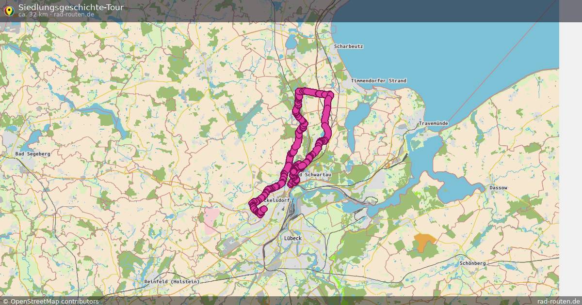 Siedlungsgeschichte-Tour – Fernradroute auf Rad-Routen.de