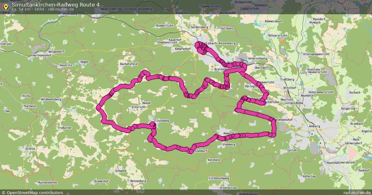 Simultankirchen-Radweg Route 4 (SKR4) – Fernradroute auf Rad-Routen.de