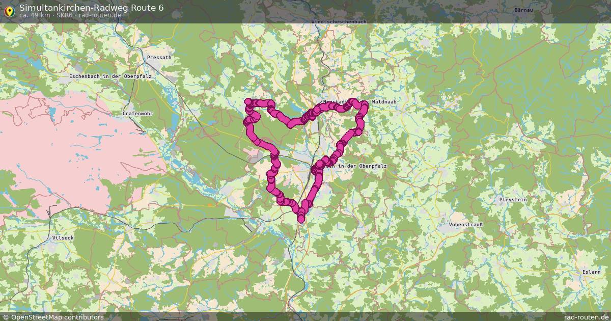 Simultankirchen-Radweg Route 6 (SKR6) – Fernradroute auf Rad-Routen.de