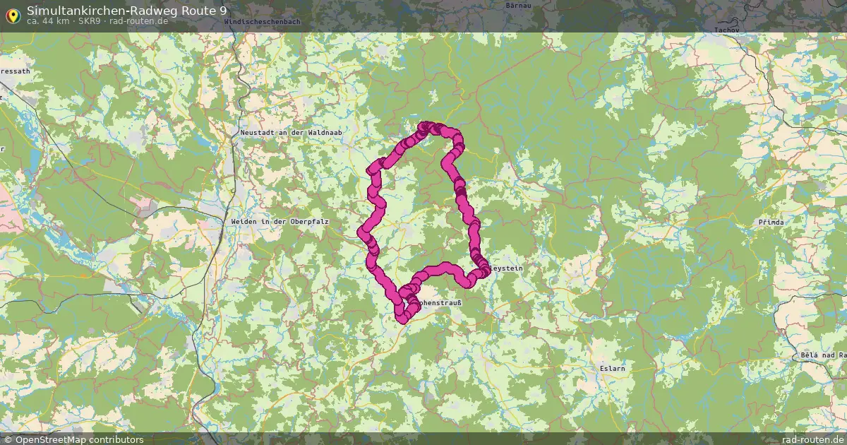 Simultankirchen-Radweg Route 9 (SKR9) – Fernradroute auf Rad-Routen.de