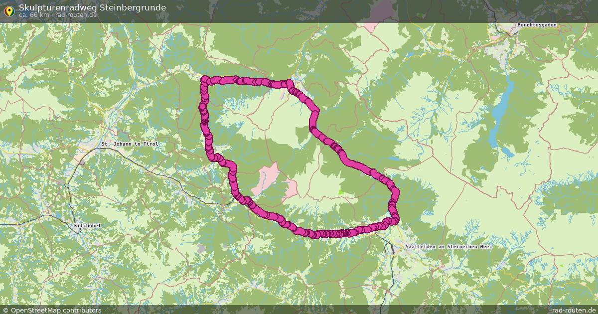 Skulpturenradweg Steinbergrunde – Fernradroute auf Rad-Routen.de