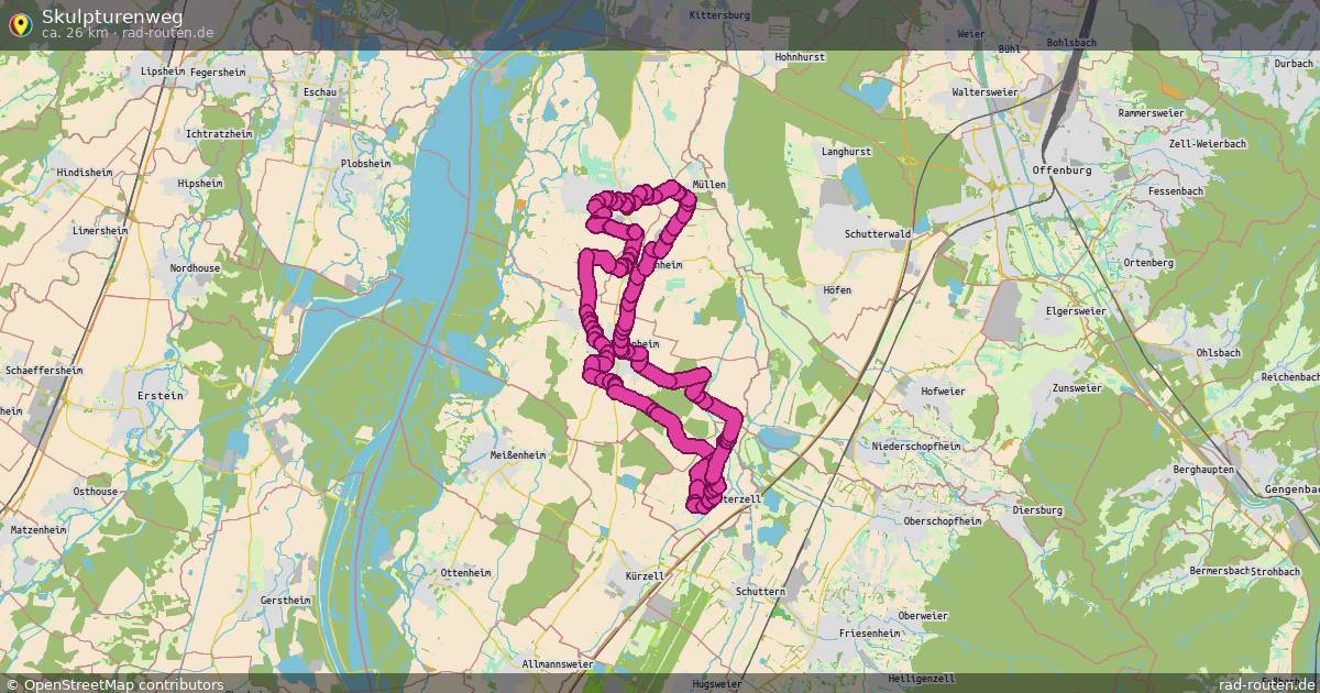Skulpturenweg – Fernradroute auf Rad-Routen.de