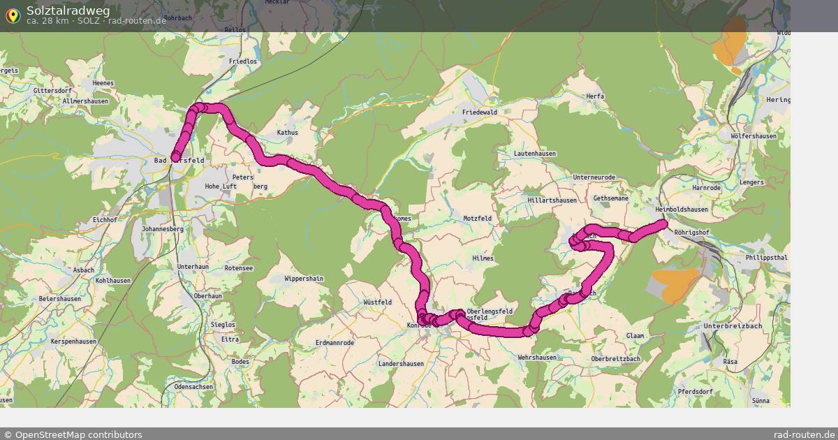 Solztalradweg (SOLZ) – Fernradroute auf Rad-Routen.de