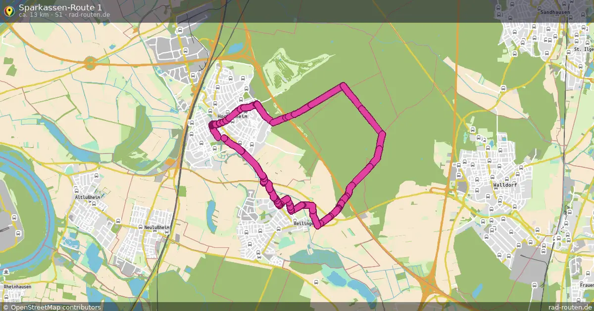 Sparkassen-Route 1 (S1) – Fernradroute auf Rad-Routen.de