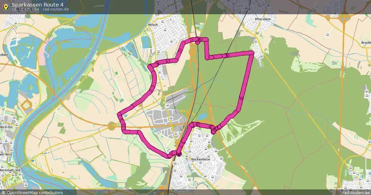Sparkassen Route 4 (S4) – Fernradroute auf Rad-Routen.de