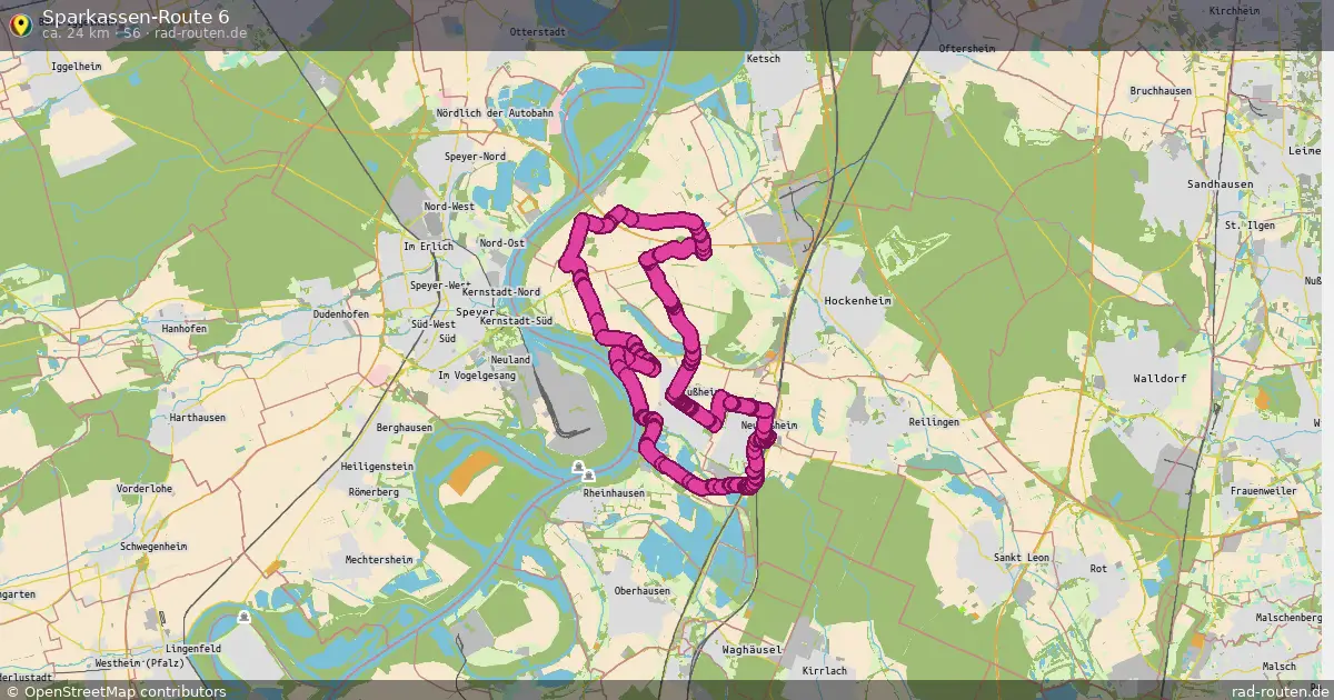 Sparkassen-Route 6 (S6) – Fernradroute auf Rad-Routen.de