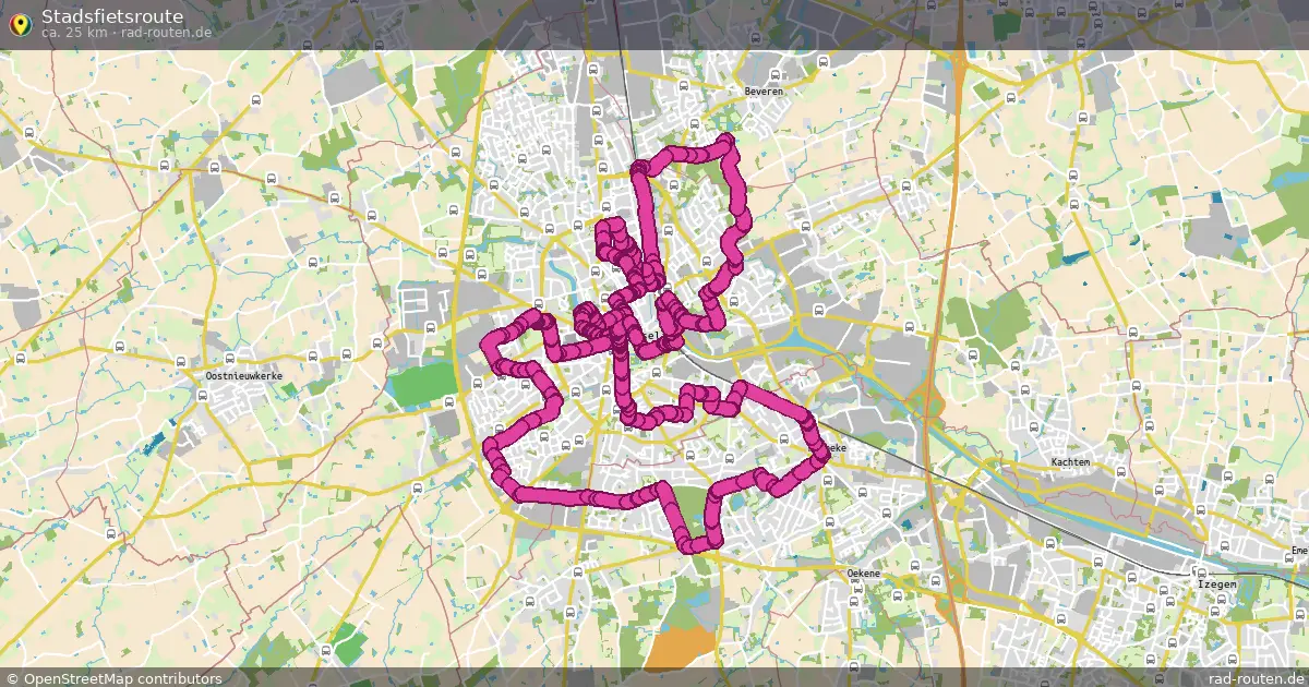 Stadsfietsroute – Fernradroute auf Rad-Routen.de