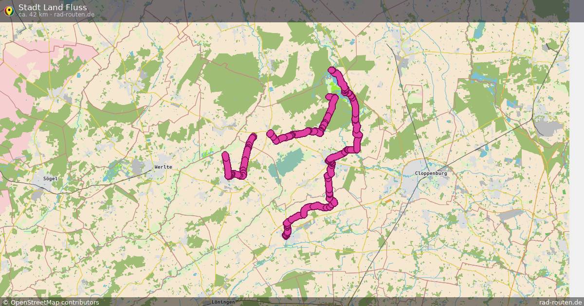 Stadt Land Fluss – Fernradroute auf Rad-Routen.de