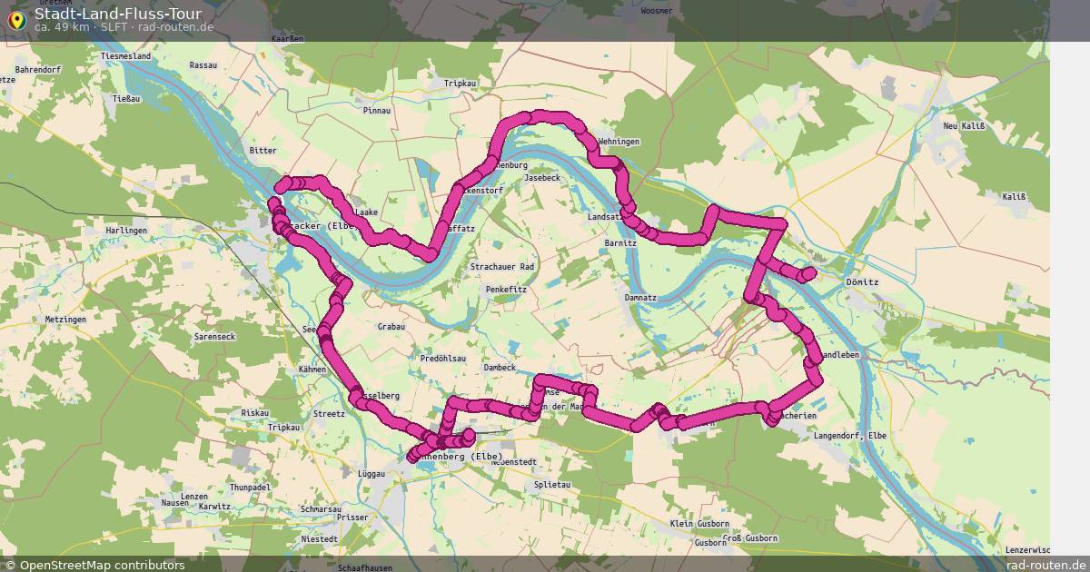 Stadt-Land-Fluss-Tour (SLFT) – Fernradroute auf Rad-Routen.de