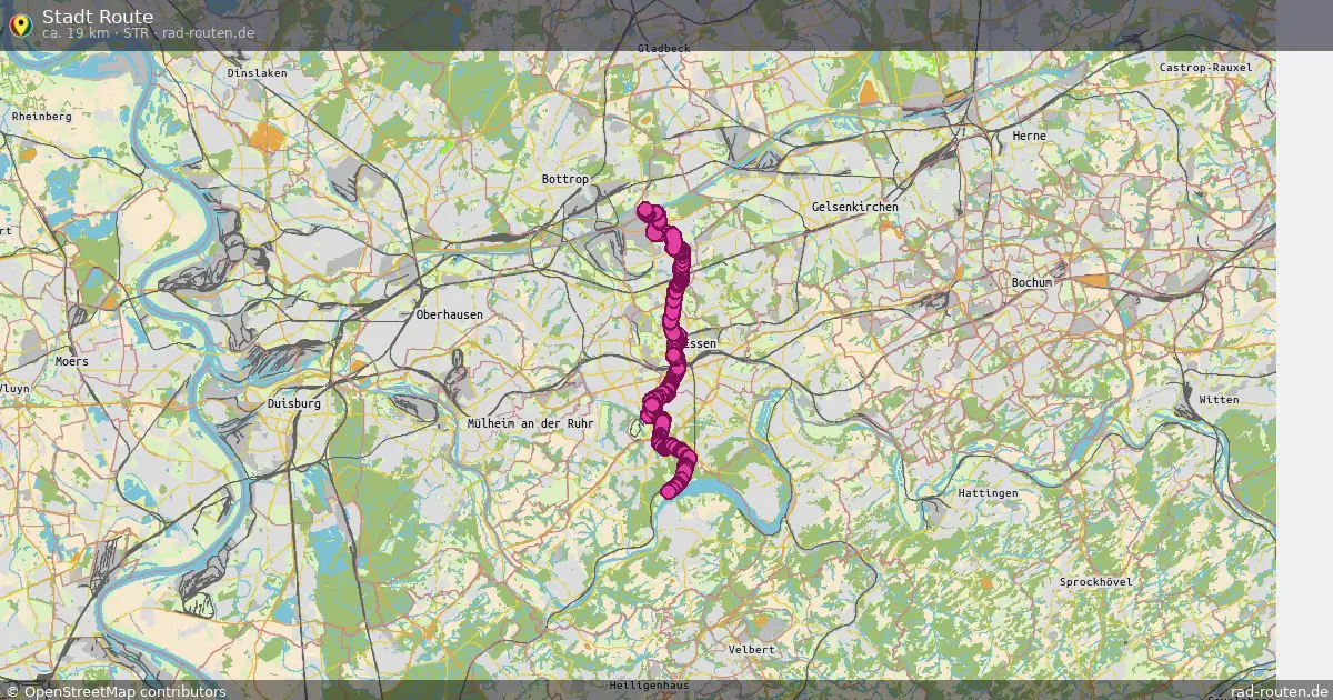 Stadt Route (StR) – Fernradroute auf Rad-Routen.de